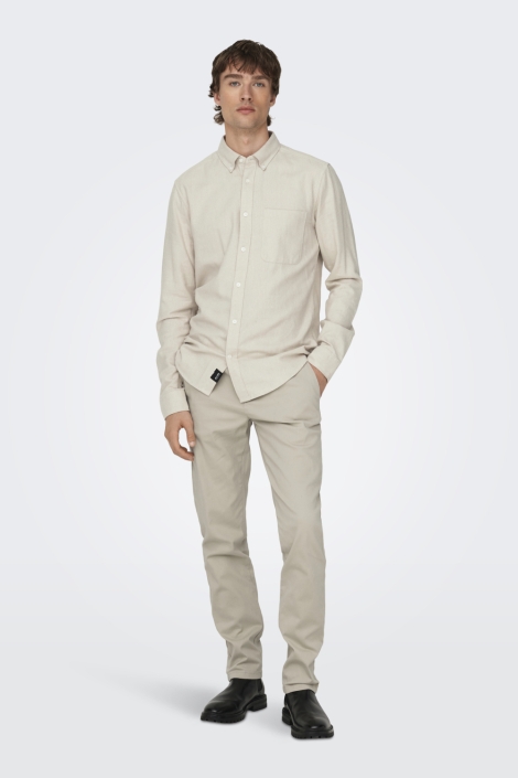 Only & Sons onsgudmund slim 1-pkt solid shirt n